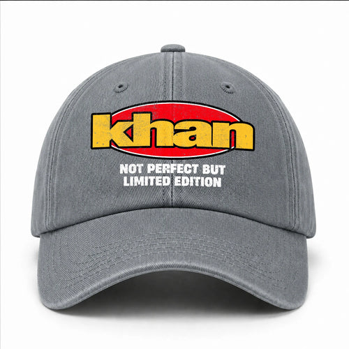 Your Name Not Perfect But Limited Edition Red Logo Washed Cap KHAN 13K1 C84PF