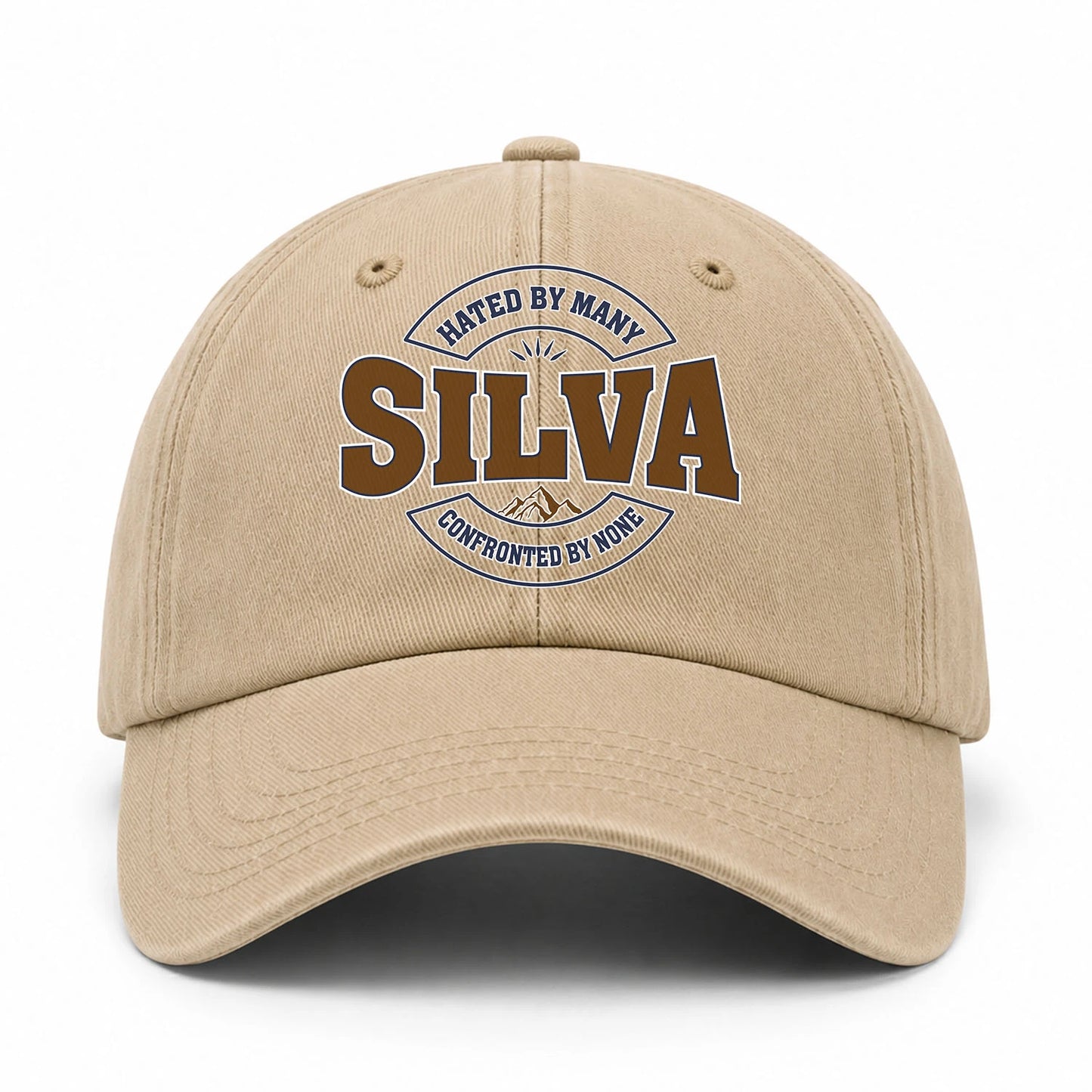 Hated By Many Confronted By None Washed Cap SILVA 13K1 C36PF
