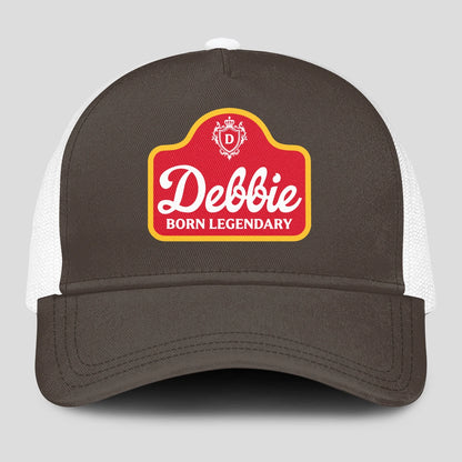 Born Legendary Charcoal Mesh Cap DEBBIE 13K1 C196PF