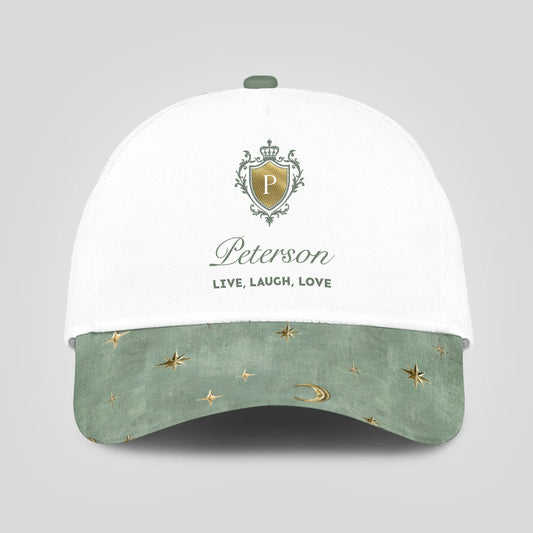 Live Laugh Love Stars And Moon Green Cap PETERSON 13K1 C124PF