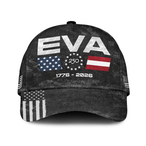 EVA 13K1-C13PF 250th Anniversary Patriotic Baseball Cap 1776–2026
