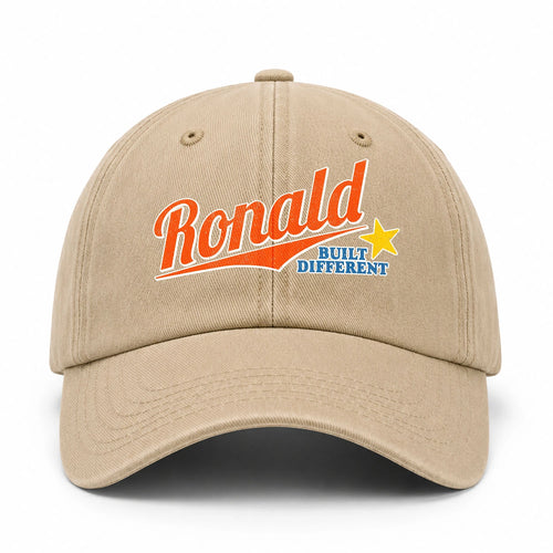 Your Name Built Different Logo Washed Cap RONALD 13K1 C56PF