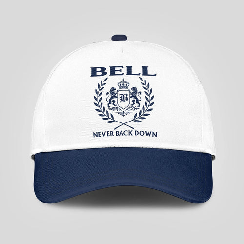 Never Back Down Blue And White Cap BELL 13K1 C59PF