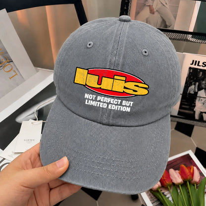Your Name Not Perfect But Limited Edition Red Logo Washed Cap LUIS 13K1 C84PF