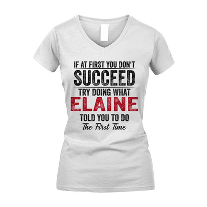 ELAINE 13K1-357 If At First You Don't Succeed...
