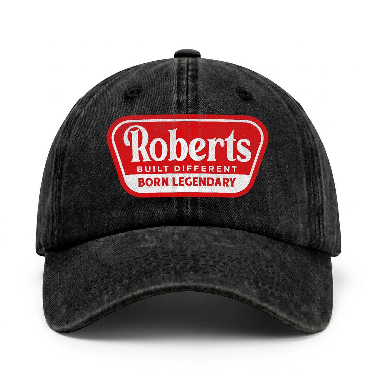 Built Different Born Legendary Red Logo Washed Cap ROBERTS 13K1 C63PF