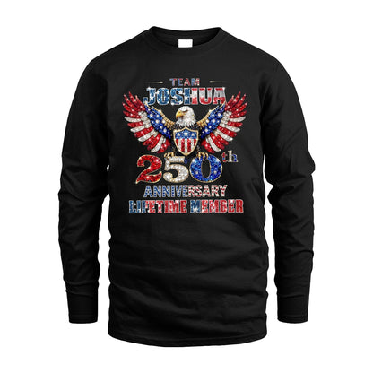 JOSHUA 13K1-523 Personalized "Team...Lifetime Member" America 250 Design