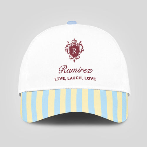 Live Laugh Love Blue And Yellow Luxury Cap RAMIREZ 13K1 C121PF