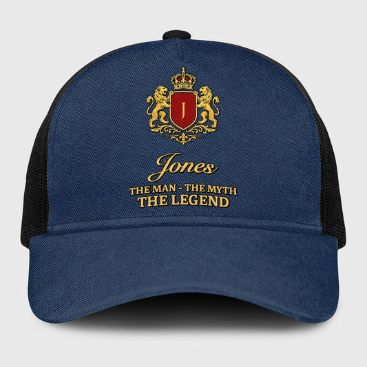 The Man The Myth The Legend Royal Blue Mesh Cap JONES 13K1 C187PF