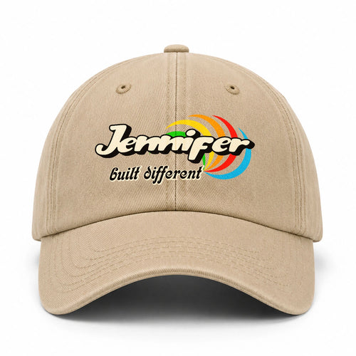 Your Name Built Different Retro Washed Cap JENNIFER 13K1 C55PF