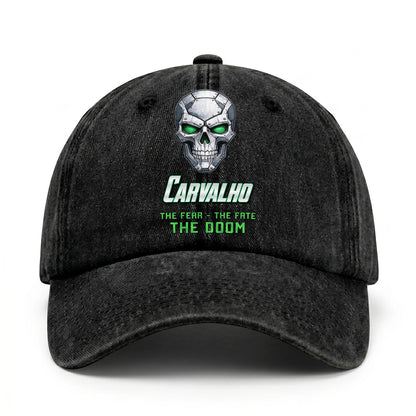 The Fear The Fate The Doom Skull Washed Cap CARVALHO 13K1 C99PF