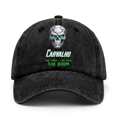 The Fear The Fate The Doom Skull Washed Cap CARVALHO 13K1 C99PF