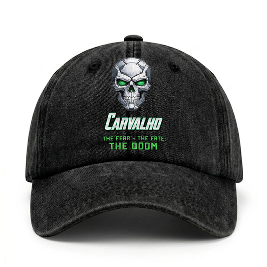 The Fear The Fate The Doom Skull Washed Cap CARVALHO 13K1 C99PF