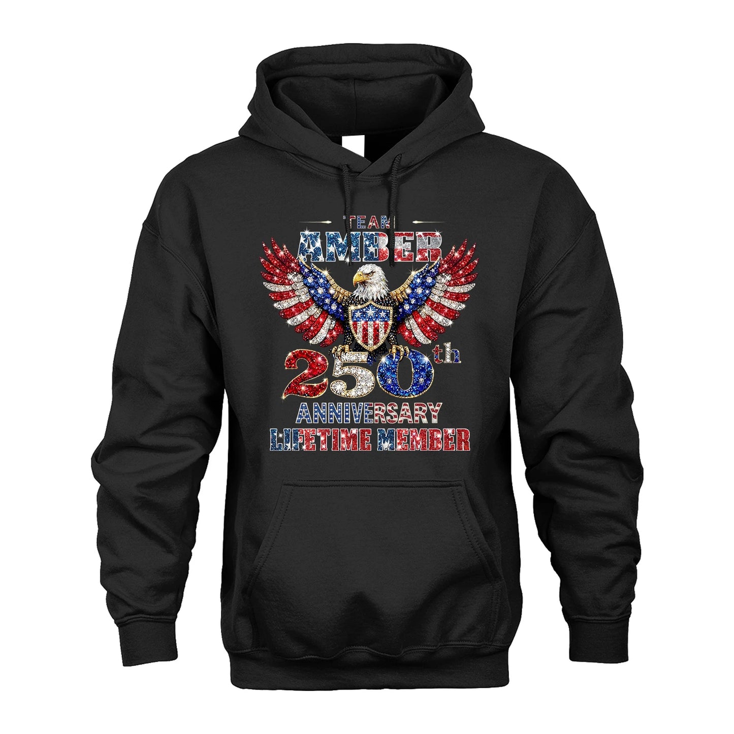 AMANDA 13K1-523 Personalized "Team...Lifetime Member" America 250 Design