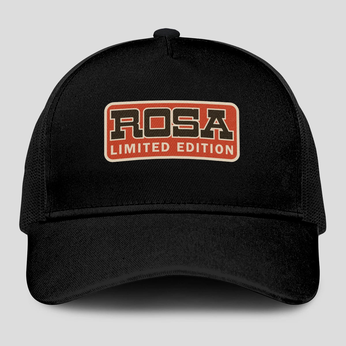 Limited Edition Red Logo Black Mesh Cap ROSA 13K1 C215PF