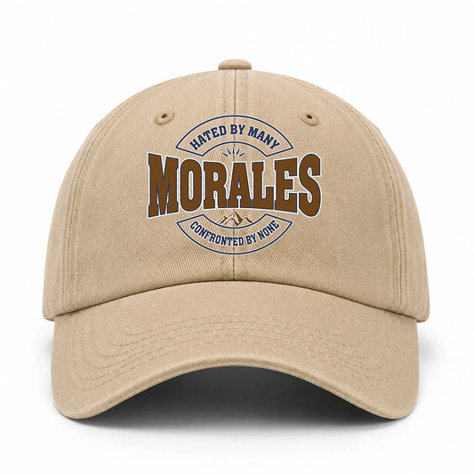 Hated By Many Confronted By None Washed Cap MORALES 13K1 C36PF