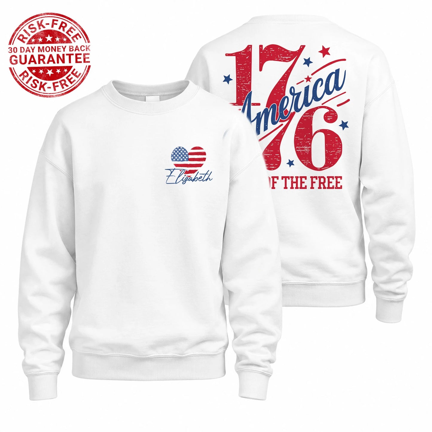 ELIZABETH 13K1-557 America 1776 Land of the Free