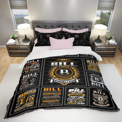 BILL Limited Edition Personalized Bedding Set 13K1-BS2