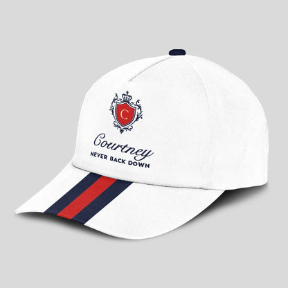 Never Back Down Stripped Cap COURTNEY 13K1 C86PF