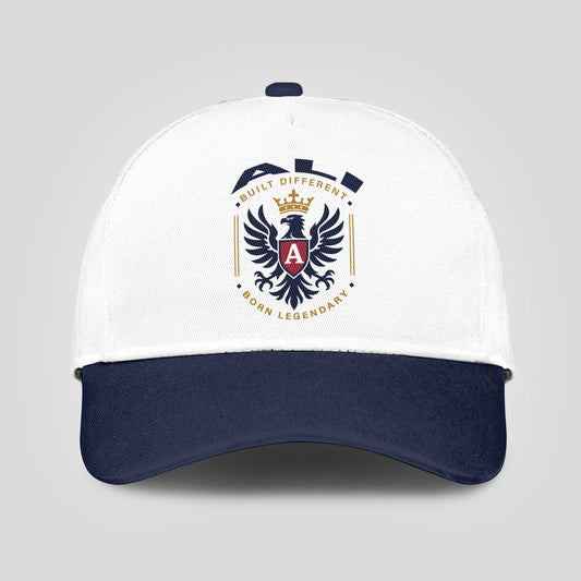 Built Different Born Legendary Elegant Blue And White Cap ALI 13K1 C76PF
