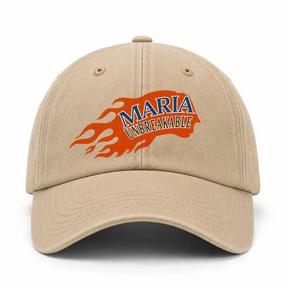Your Name Unbreakable Logo Washed Cap MARIA 13K1 C69PF