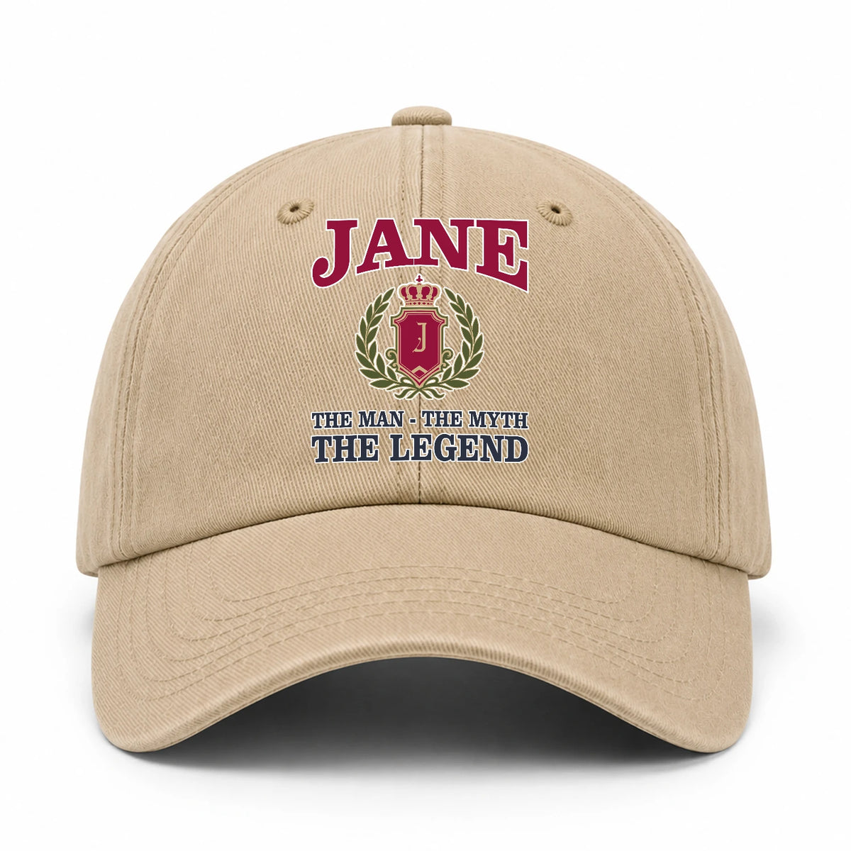 The Man The Myth The Legend Royal Khaki Cap JANE 13K1 C116PF