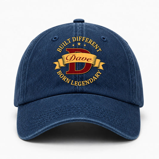 Built Different Born Legendary Royal Washed Cap DAVE 13K1 C71PF