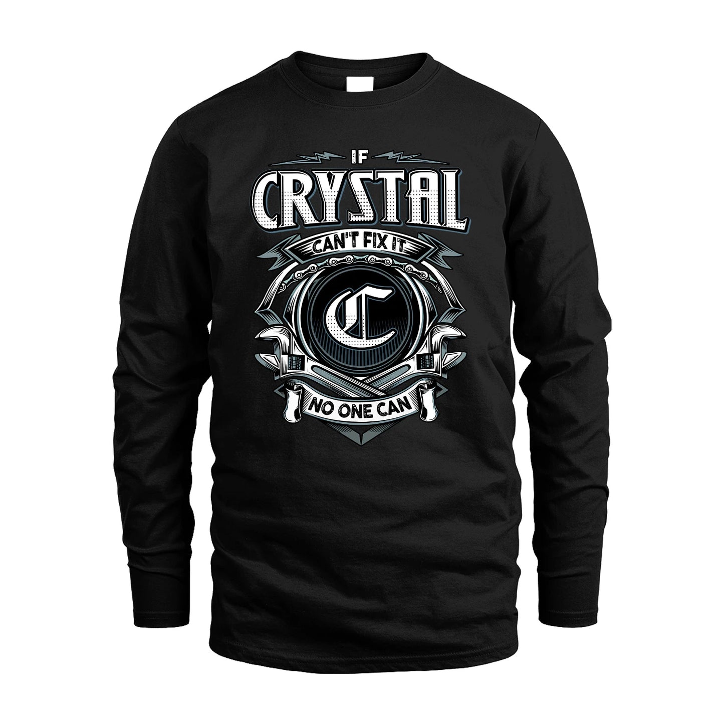CRYSTAL 13K1-510 Personalized  "Can’t Fix It No One Can"