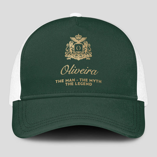 The Man The Myth The Legend Sage Green Mesh Cap OLIVEIRA 13K1 C192PF