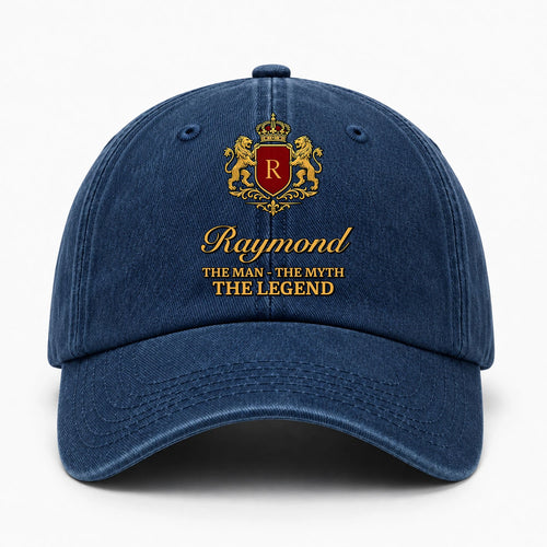 The Man The Myth The Legend Royal Blue Cap RAYMOND 13K1 C49PF