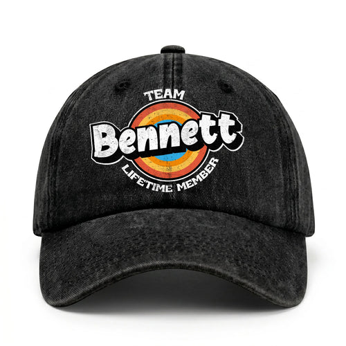 Team Your Name Lifetime Member Logo Cap BENNETT 13K1 C66PF