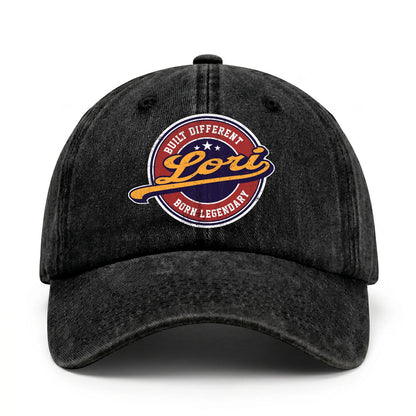 Built Different Born Legendary Logo Washed Cap LORI 13K1 C65PF