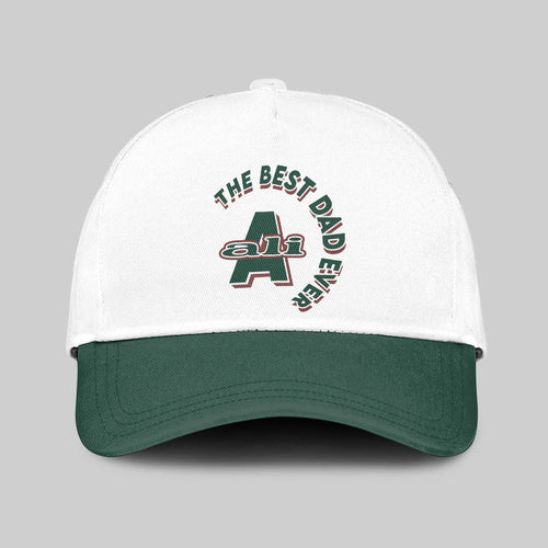 The Best Dad Ever Custom Name Cap ALI 13K1 C35PF
