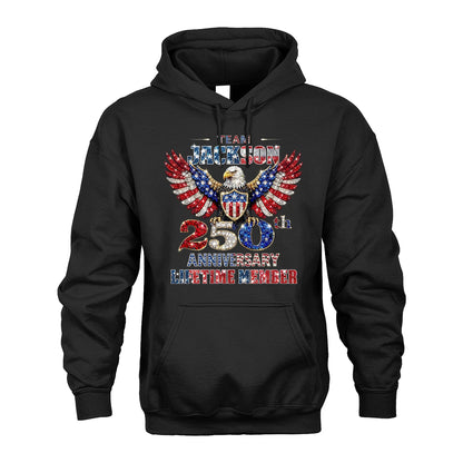JACKSON 13K1-523 Personalized "Team...Lifetime Member" America 250 Design