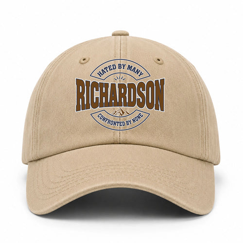 Hated By Many Confronted By None Washed Cap RICHARDSON 13K1 C36PF