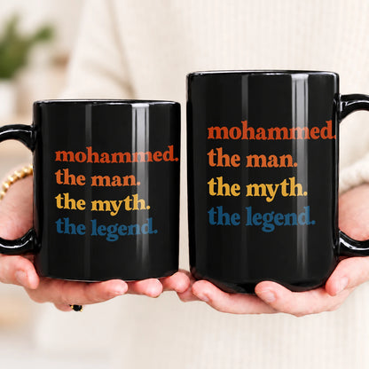 The Man The Myth The Legend Retro Mug MOHAMMED 13K1 MG06