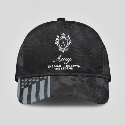 The Man The Myth The Legend America Black Camo Cap AMY 13K1 C173PF