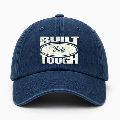 Built Your Name Tough Slogan Washed Cap JUDY 13K1 C96PF