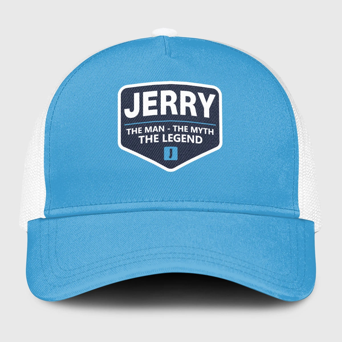 The Man The Myth The Legend Light Blue Mesh Cap JERRY 13K1 C190PF