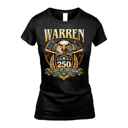 WARREN 13K1-529 ...250 Years Of Freedom 1776-2026