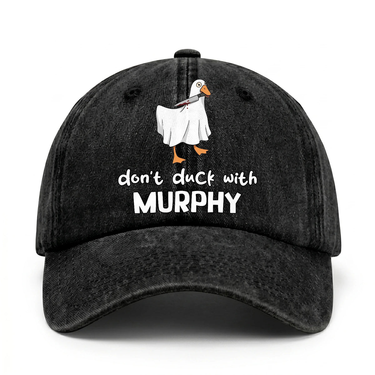 Don't Duck With Your Name Funny Washed Cap MURPHY 13K1 C129PF