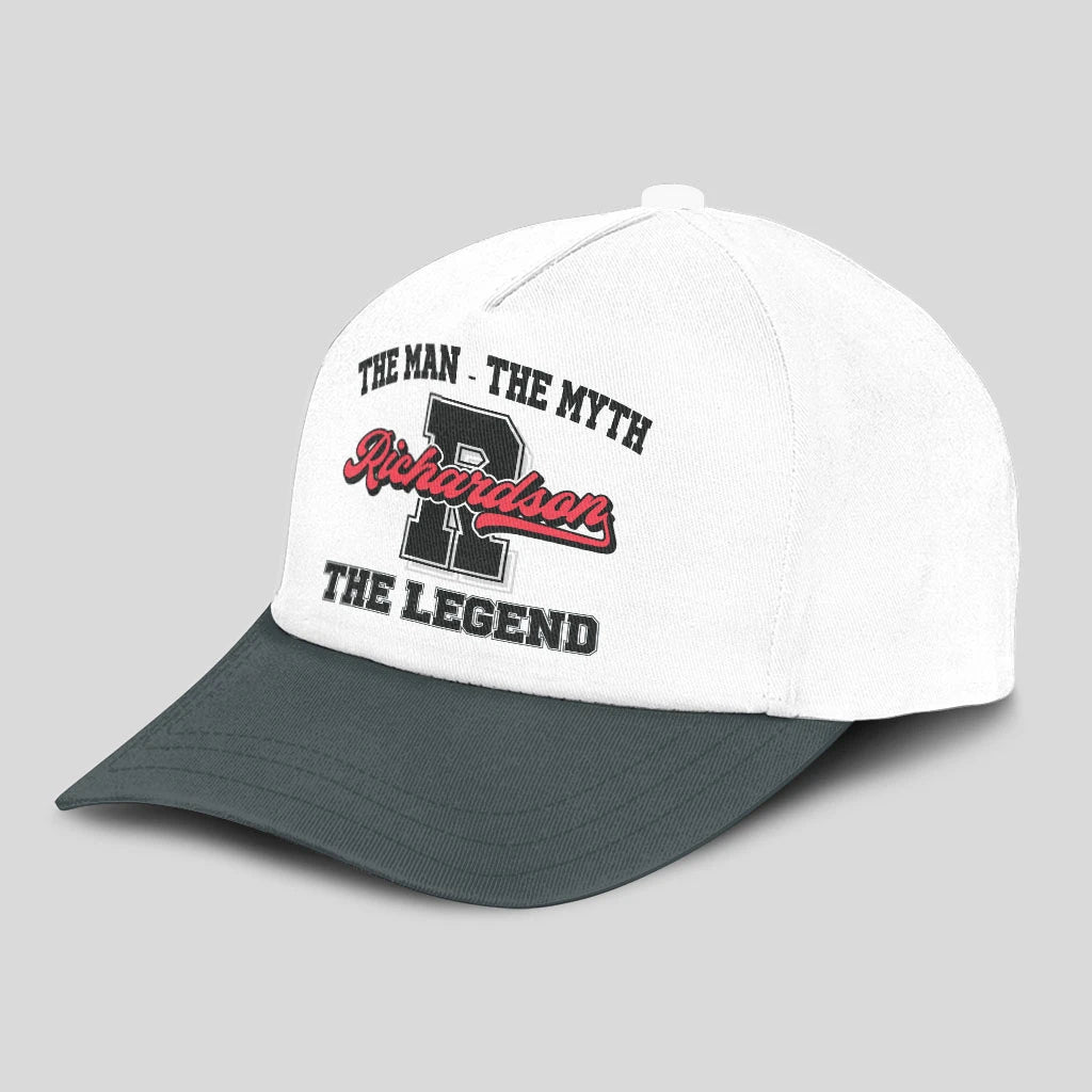 The Man The Myth The Legend Custom Initial Letter And Name Cap RICHARDSON 13K1 C38PF