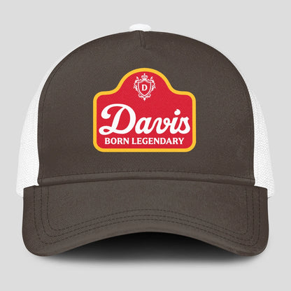 Born Legendary Charcoal Mesh Cap DAVIS 13K1 C196PF