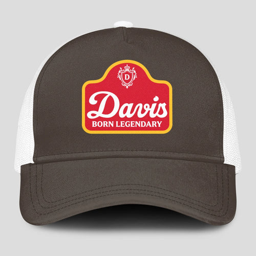 Born Legendary Charcoal Mesh Cap DAVIS 13K1 C196PF