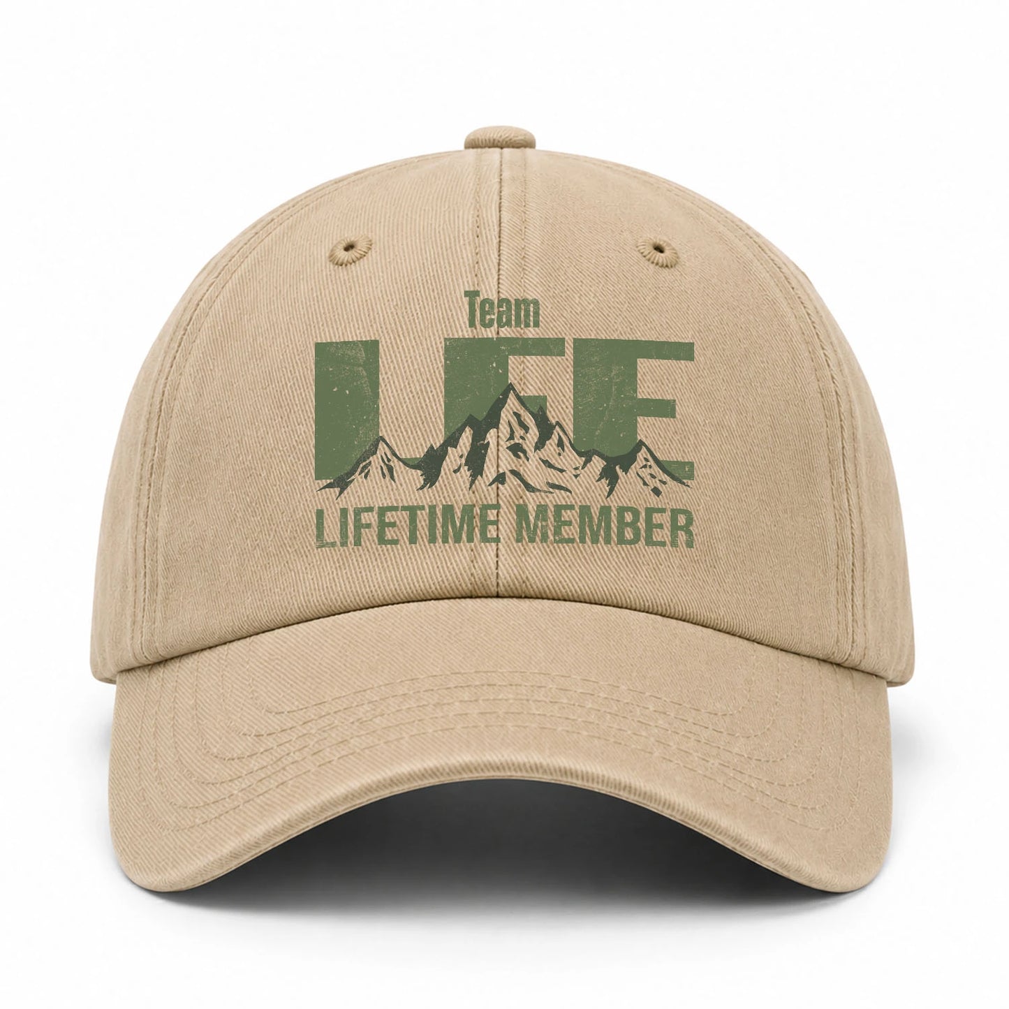 Team Your Name Lifetime Member Mountain Cap LEE 13K1 C58PF