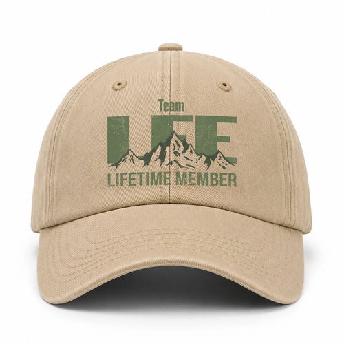 Team Your Name Lifetime Member Mountain Cap LEE 13K1 C58PF
