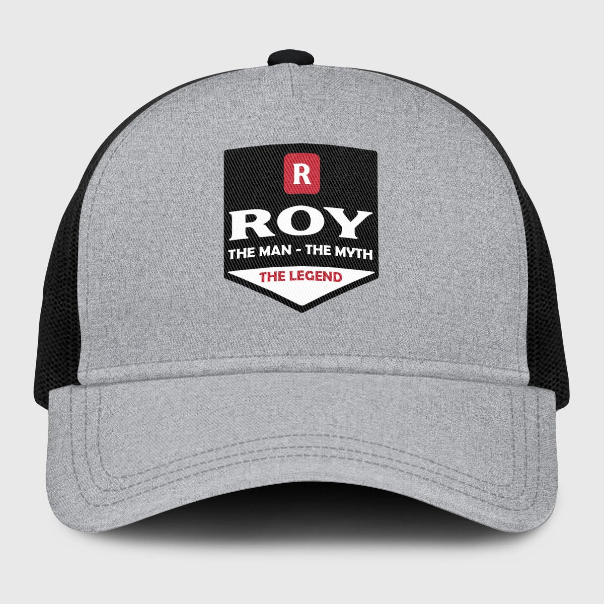 The Man The Myth The Legend Gray Mesh Cap ROY 13K1 C189PF