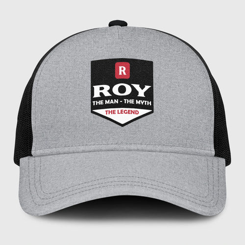 The Man The Myth The Legend Gray Mesh Cap ROY 13K1 C189PF
