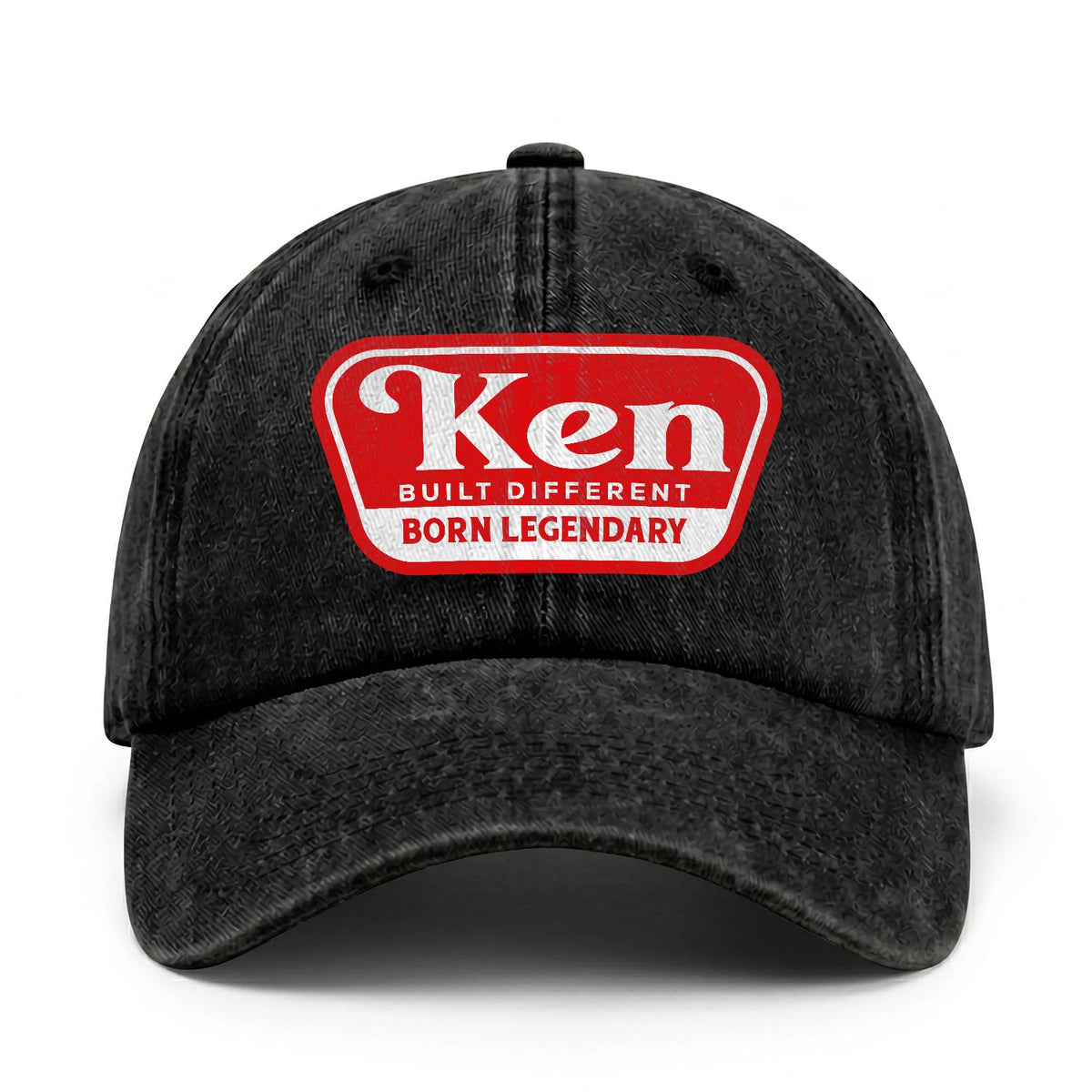 Built Different Born Legendary Red Logo Washed Cap KEN 13K1 C63PF