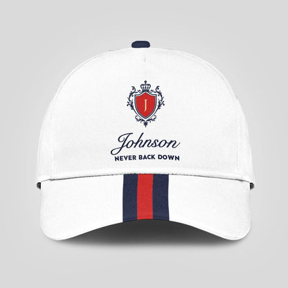 Never Back Down Stripped Cap JOHNSON 13K1 C86PF